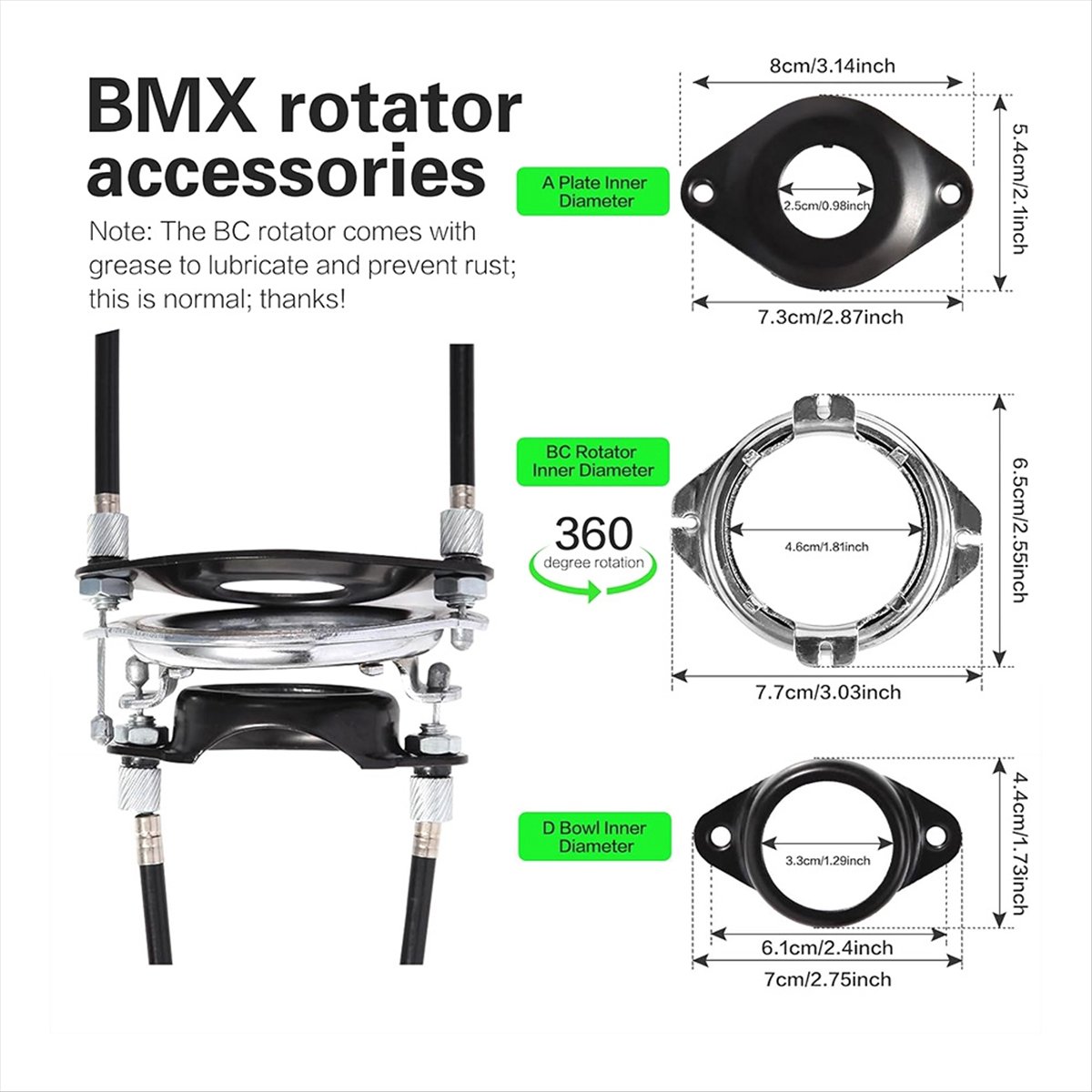 Brake Rotor - Linki hamulcowe A61P do rowerów z