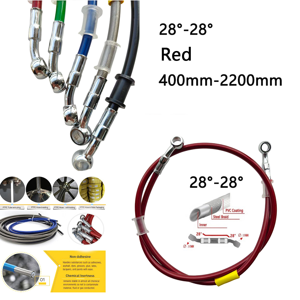 28-28 Czerwony Uniwersalny Mot – Brake Line Motorcycle recenzja i cena